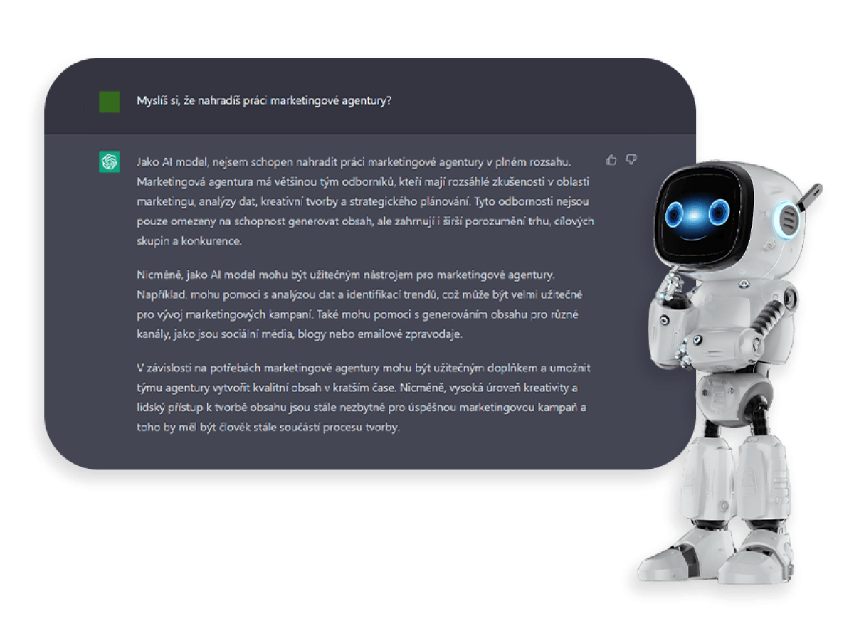 Chatovanie s robotom - ChatGPT odpovedá, či nahradí agentúry