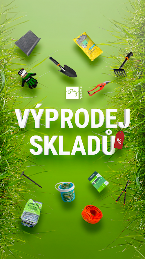 Reklamný banner k akcii – výpredaj skladových zásob