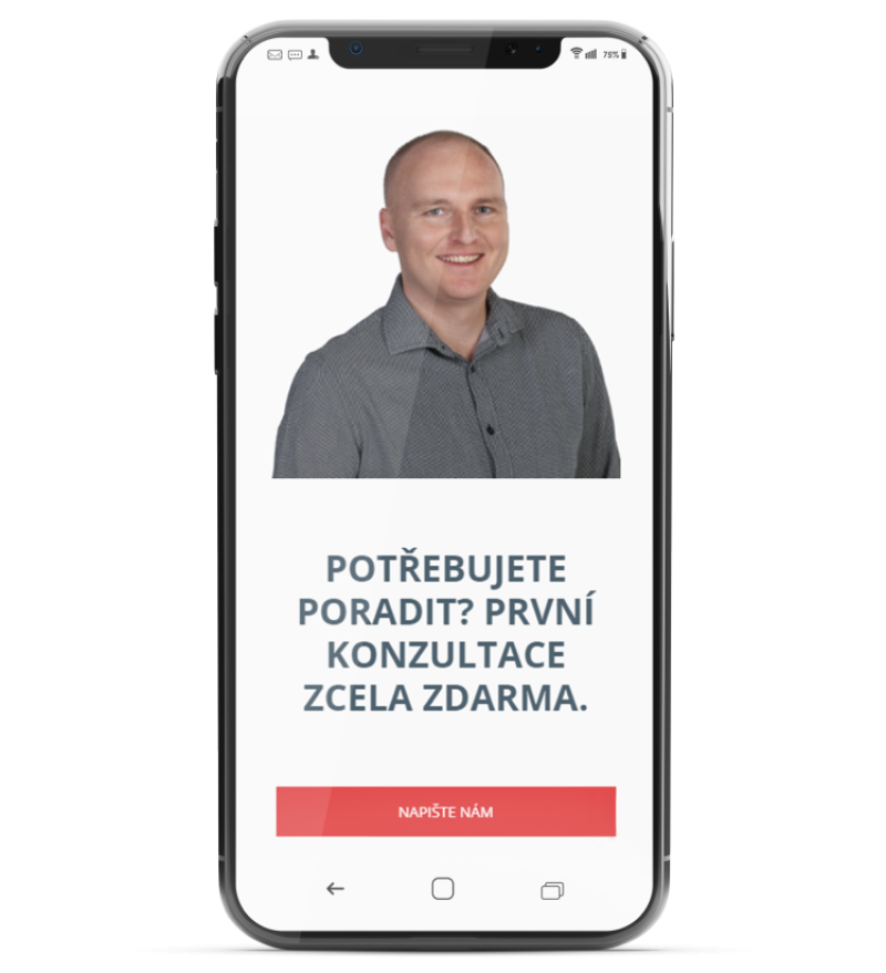 Telefón s webovou stránkou Damacom